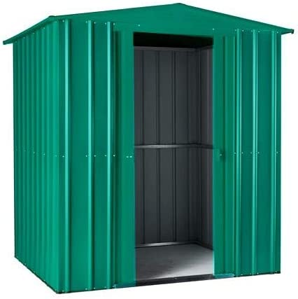 【Storage Shed】Anthracite Grey Metal Apex Roof Shed 6 x 5