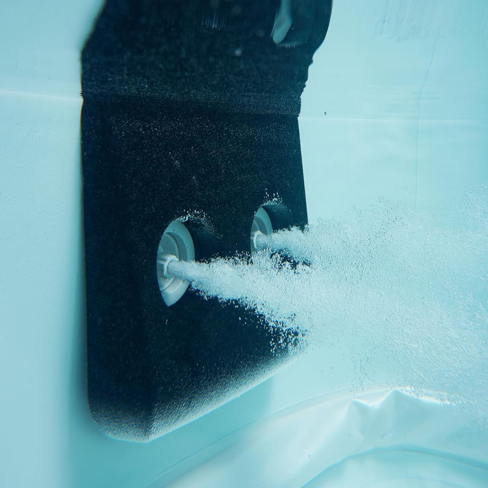 MSpa Oslo Hot Tub with Wi-Fi Control LED Lighting Hydrotherapy Jets and Cover Included