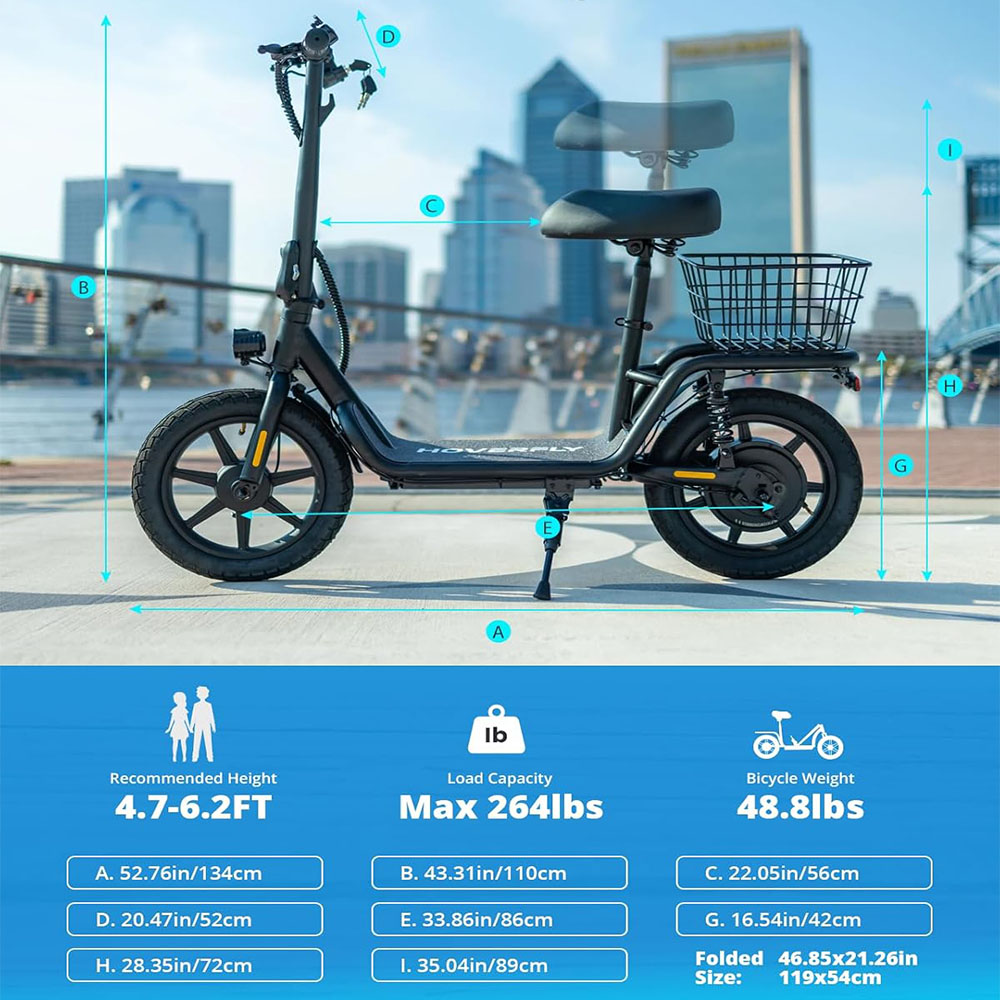Hoverfly Z5 Electric Scooter with Seat