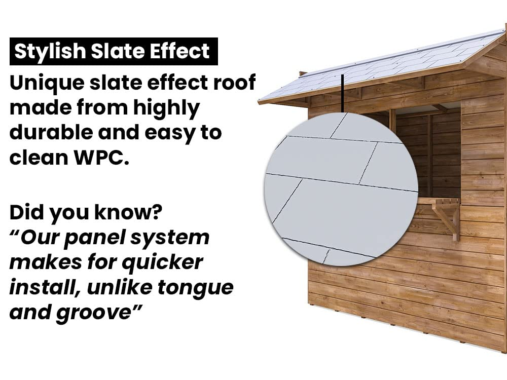 Outdoor Bar Shed - The Hangover Apex Garden Bar | 1.8x2.4 m