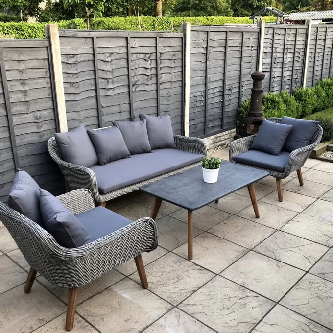 Aaban Rattan 5 - Person Seating Group