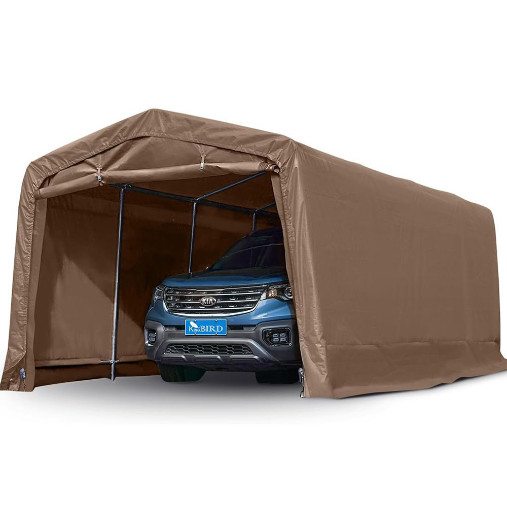 KING BIRD Heavy Duty Anti-Snow Carport for SUV, Full-Size Truck and Boat, Storage Car Canopy Car Tent Outdoor Instant Garage Boat Shelter